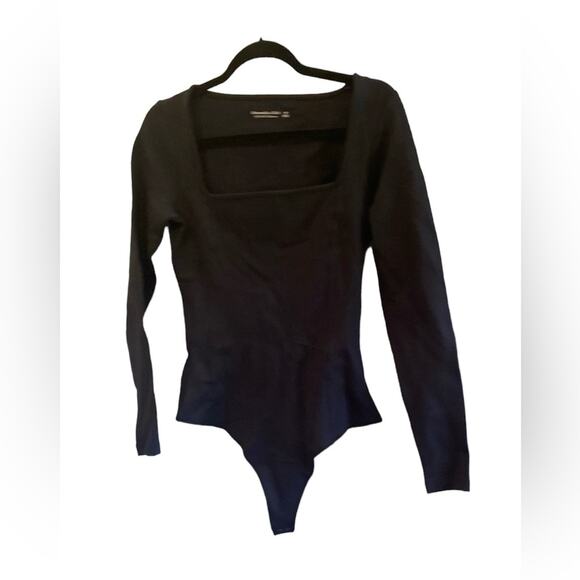 Abercrombie & Fitch women’s medium long sleeve square neck body suit top - Picture 1 of 5